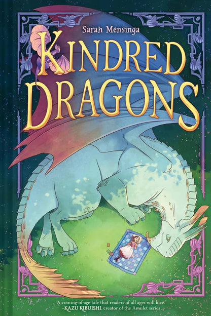Book cover of Kindred Dragons (Book 1): A Graphic Novel by Mensinga, Sarah
