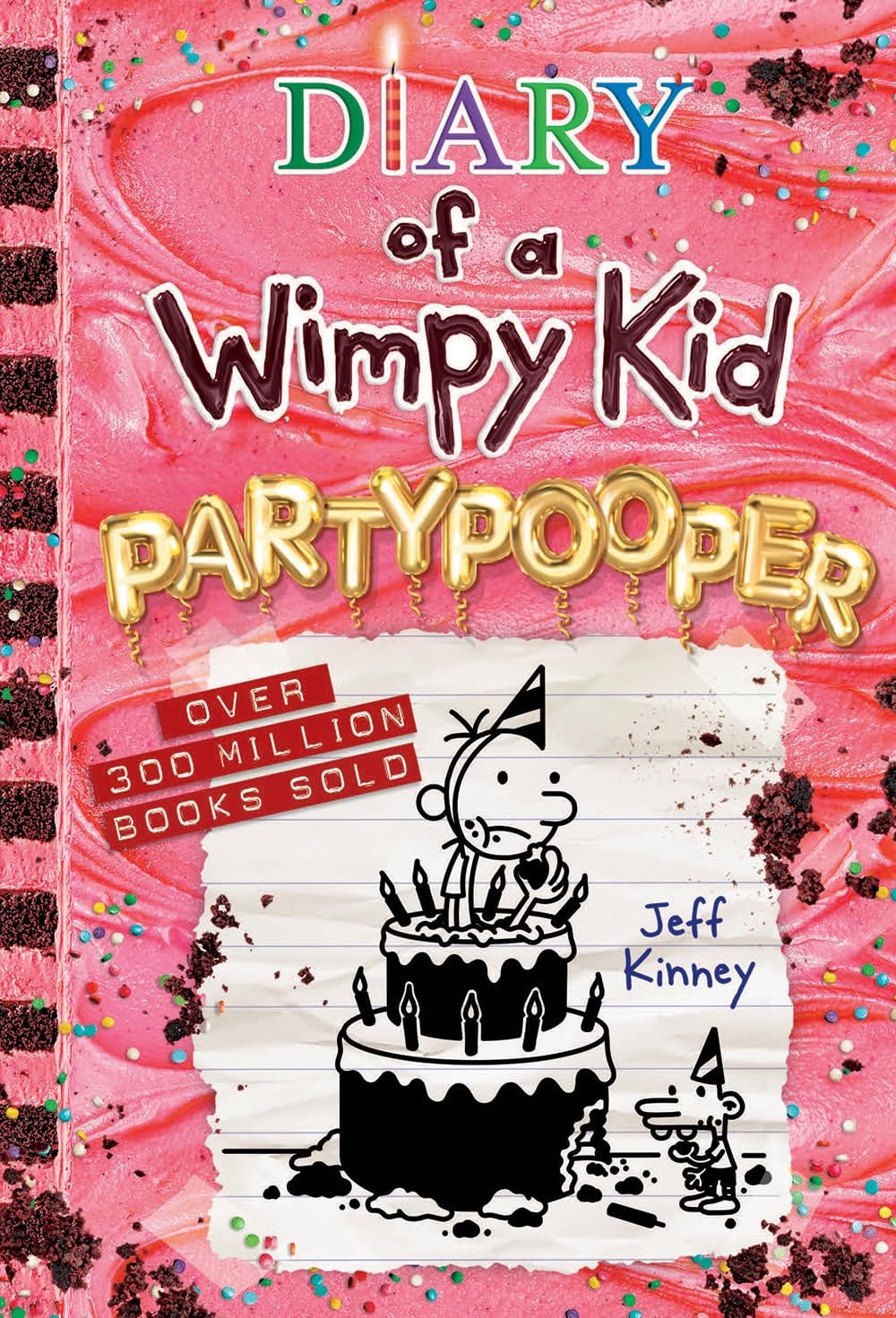 Book cover of Partypooper (Diary of a Wimpy Kid Book #20): A Side-Splitting Birthday Disaster from the #1 International Bestselling Diary of a Wimpy Kid Series (Boo by Kinney, Jeff