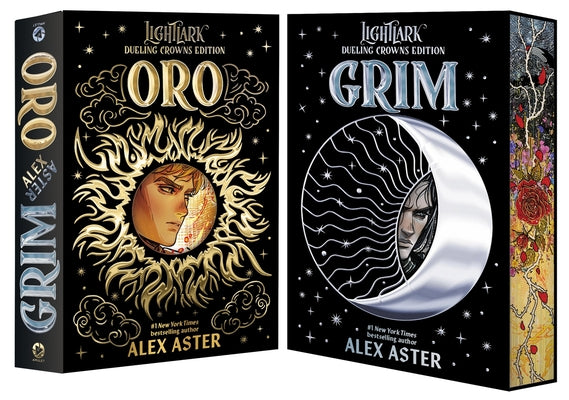Book cover of Grim and Oro: Dueling Crowns Edition (a Lightlark Saga Deluxe Companion Book) by Aster, Alex