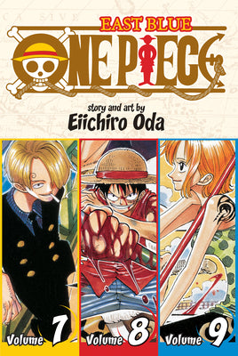 Book cover of One Piece (Omnibus Edition), Vol. 3: Includes Vols. 7, 8 & 9 by Oda, Eiichiro