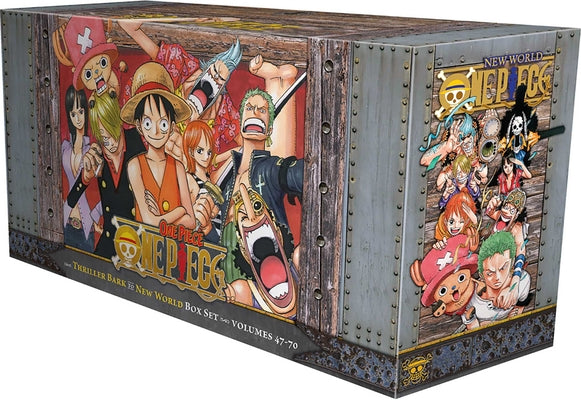 One Piece Box Set 3: Thriller Bark to New World: Volumes 47-70 with Premium by Oda, Eiichiro book cover