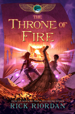 Book cover of Kane Chronicles, The, Book Two: Throne of Fire, The-Kane Chronicles, The, Book Two by Riordan, Rick