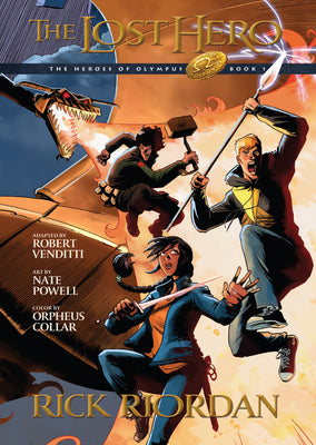 Heroes of Olympus, Book One: Lost Hero: The Graphic Novel, The-Heroes of Olympus, Book One by Rick Riordan book cover