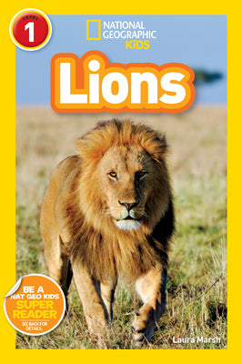 Lions (National Geographic Kids Readers, Level 1) by Laura Marsh book cover