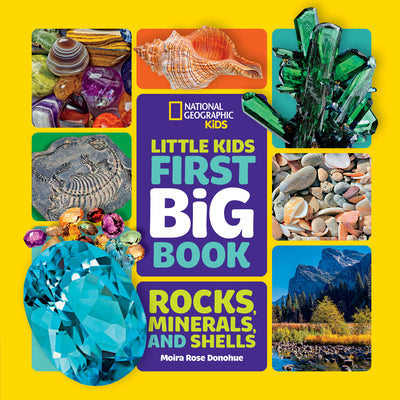 National Geographic Little Kids First Big Book of Rocks, Minerals & Shells by Donohue, Moira Rose book cover