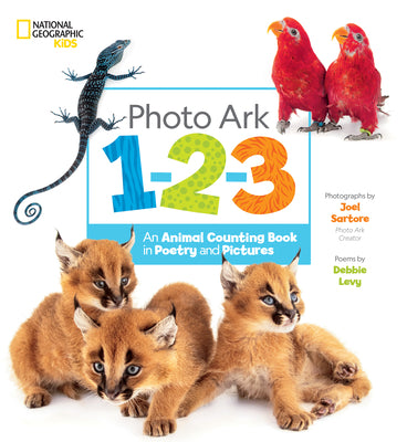 Photo Ark 1-2-3: An Animal Counting Book in Poetry and Pictures by Debbie Levy book cover