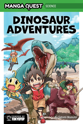 Manga Quest Science: Dinosaur Adventures by Momota book cover