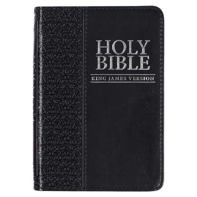 KJV Mini Pocket Edition: Black by Christian Art Gifts book cover