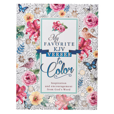 My Favorite KJV Verses Coloring Book by Christian Art Gifts book cover