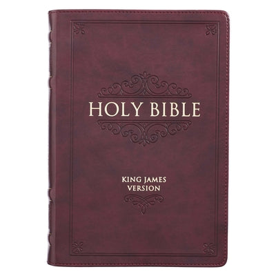 Book cover of KJV Bible Thinline Burgundy by CHRISTIAN ART GIFTS