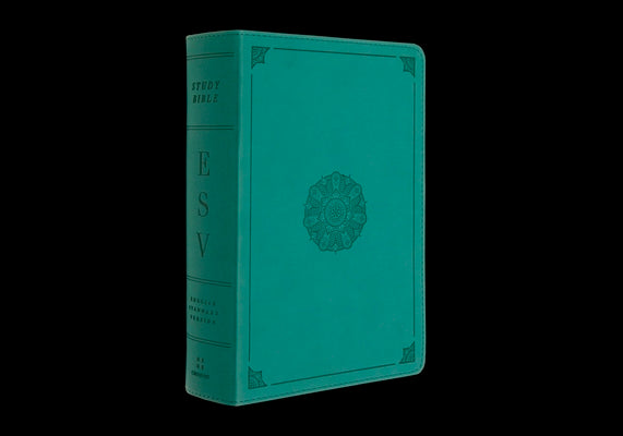 Book cover of ESV Study Bible, Personal Size (Trutone, Turquoise, Emblem Design) by Esv Bibles