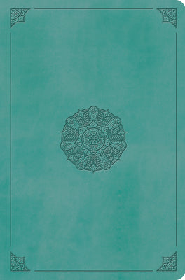 Book cover of ESV Value Compact Bible (Trutone, Turquoise, Emblem Design) by CROSSWAY BOOKS
