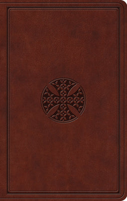 Book cover of ESV Value Thinline Bible (Trutone, Brown, Mosaic Cross Design) by CROSSWAY BOOKS