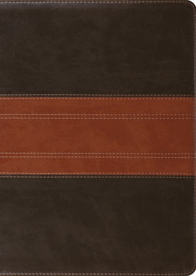 Book cover of ESV Study Bible, Large Print (Trutone, Forest/Tan, Trail Design) by Esv Bibles