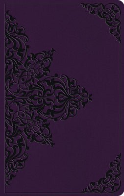 Book cover of ESV Large Print Value Thinline Bible (Trutone, Lavender, Filigree Design) by Esv Bibles