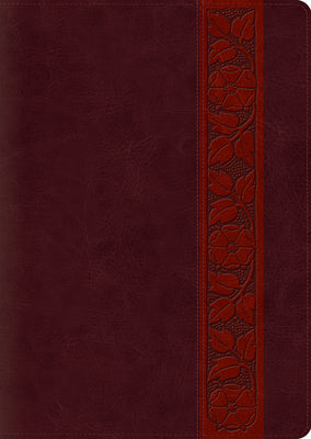 Book cover of ESV Study Bible, Large Print (Trutone, Mahogany, Trellis Design, Indexed) by Esv Bibles