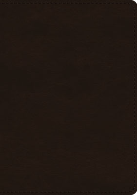 Book cover of ESV Single Column Journaling Bible, Large Print (Trutone, Deep Brown) by Esv Bibles