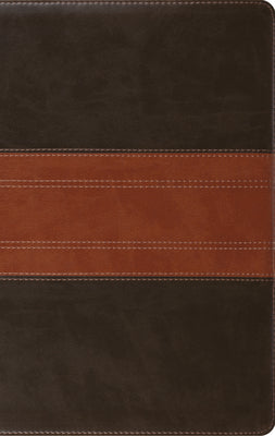 Book cover of ESV Large Print Personal Size Bible (Trutone, Forest/Tan, Trail Design) by CROSSWAY BOOKS