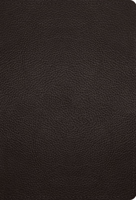 Book cover of ESV Large Print Compact Bible (Buffalo Leather, Deep Brown) by CROSSWAY BOOKS