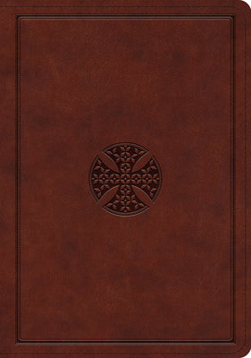 Book cover of ESV Journaling Bible, Interleaved Edition (Trutone, Mahogany, Mosaic Cross Design) by Esv Bibles