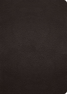 Book cover of ESV Study Bible, Large Print (Buffalo Leather, Deep Brown) by Esv Bibles