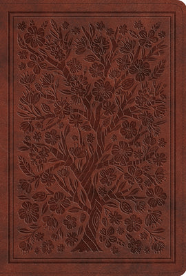 Book cover of ESV Women's Study Bible (Trutone, Chestnut, Almond Tree Design) by Tanamachi, Dana