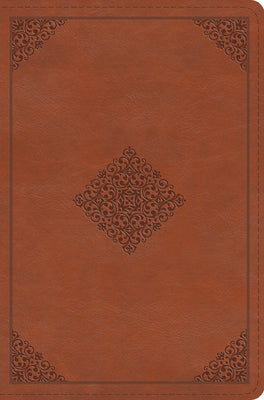 Book cover of ESV Compact Bible (Trutone, English Saddle, Ornament Design) by CROSSWAY BOOKS