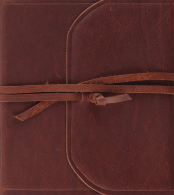 Book cover of ESV Journaling Study Bible (Natural Leather, Brown, Flap with Strap) by Grudem, Wayne
