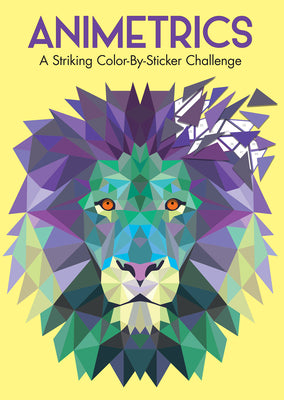 Book cover of Animetrics: A Striking Color-By-Sticker Challenge by Clucas, Jack