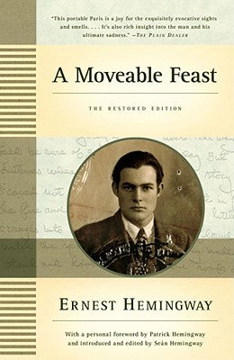 A Moveable Feast: The Restored Edition by Hemingway, Ernest book cover