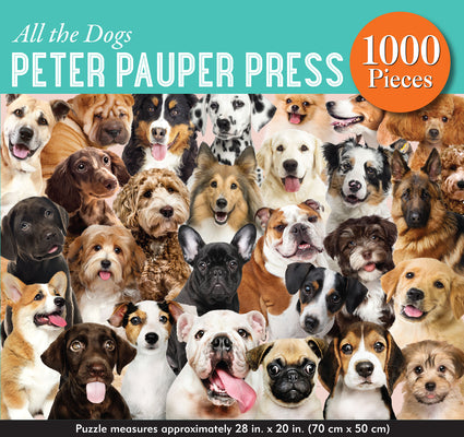 Book cover of All the Dogs Jigsaw Puzzle by Peter Pauper Press, Inc
