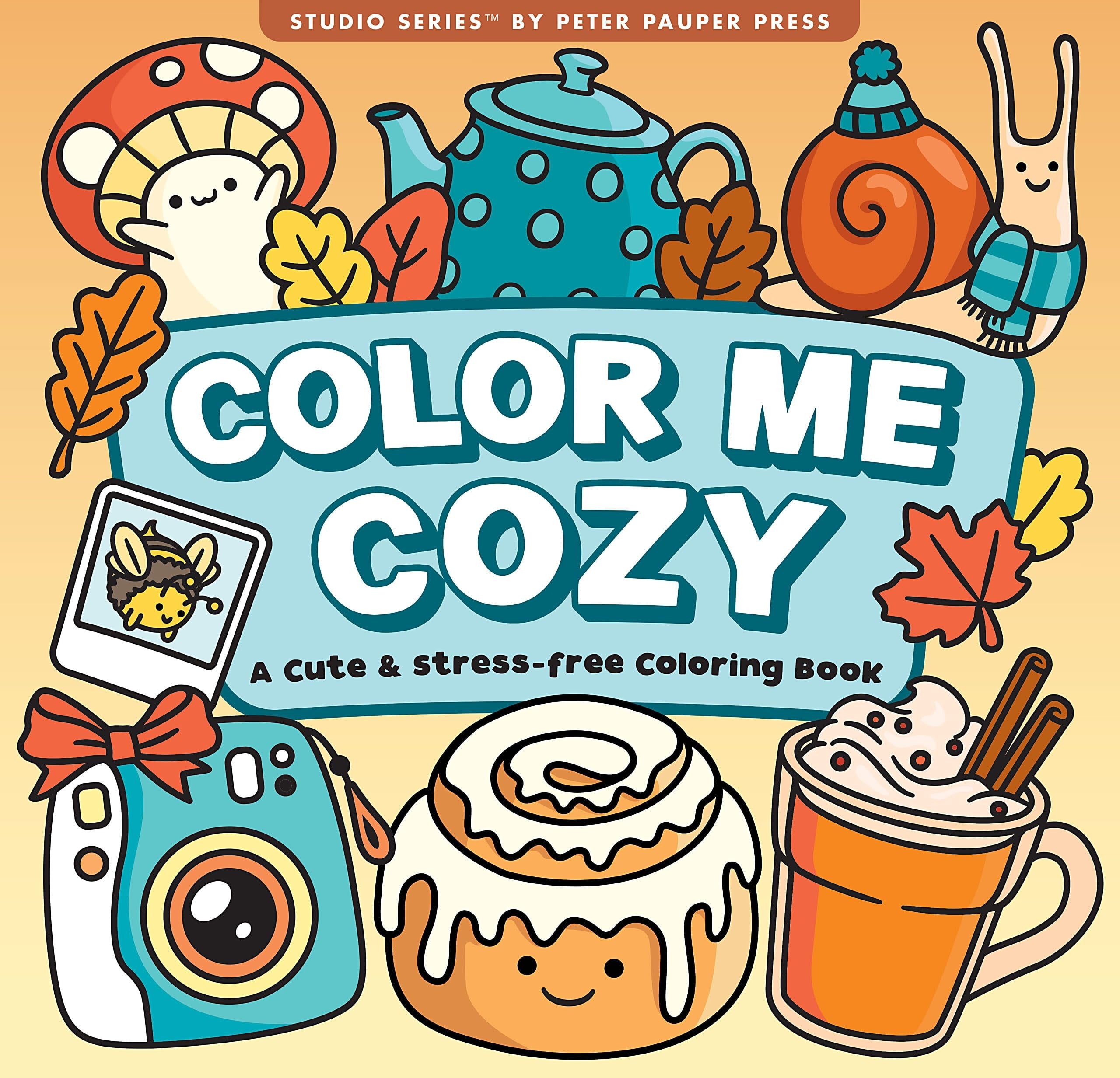 Book cover of Color Me Cozy Adult Coloring Book (31 One-Sided Designs on Thick Paper) by PETER PAUPER