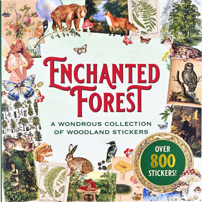 Enchanted Forest Sticker Book (Over 800 Stickers!) by Peter Pauper Press Inc book cover