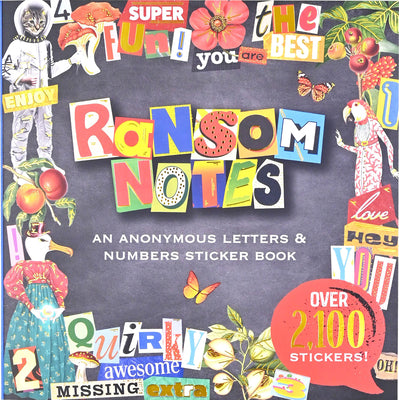 Ransom Notes Sticker Book (Over 2100 Stickers!) by Peter Pauper Press Inc book cover