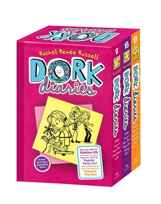 Book cover of Dork Diaries Boxed Set (Books 1-3): Dork Diaries; Dork Diaries 2; Dork Diaries 3 by Russell, Rachel Ren