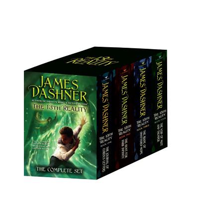 The 13th Reality the Complete Set (Boxed Set): The Journal of Curious Letters; The Hunt for Dark Infinity; The Blade of Shattered Hope; The Void of Mi by James Dashner book cover