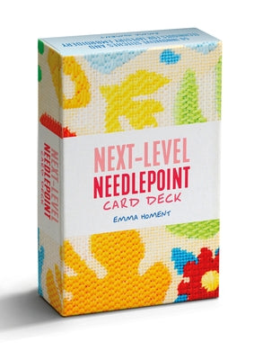 Next-Level Needlepoint Card Deck: 50 Innovative Stitches and Techniques for Tapestry Embroidery by Homent, Emma book cover
