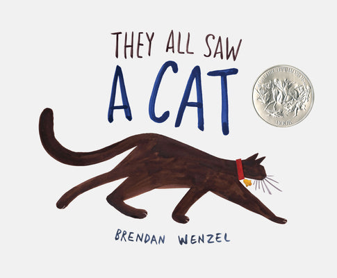 Book cover of They All Saw a Cat by Wenzel, Brendan