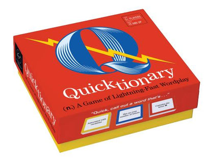 Quicktionary: A Game of Lightning-Fast Wordplay by Forrest-Pruzan Creative book cover