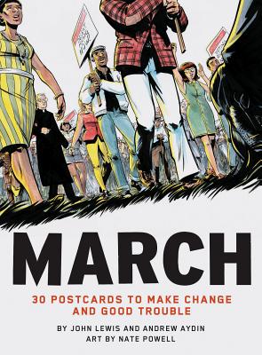 March: 30 Postcards to Make Change and Good Trouble product image