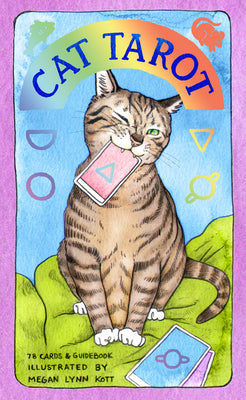 Book cover of Cat Tarot: 78 Cards & Guidebook by Kott, Megan Lynn