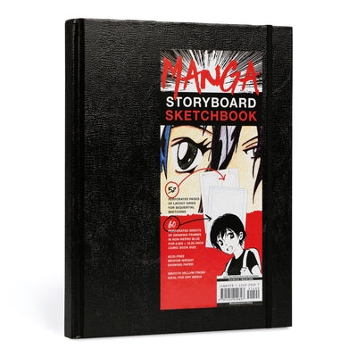 Manga Storyboard Sketchbook: A Comic Book Sketchbook with Storyboard Layout Grids, Acid-Free Medium-Weight Drawing Comic Book Paper