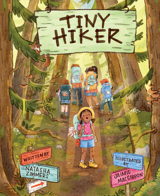 Book cover of Tiny Hiker by Zimmers, Natasha