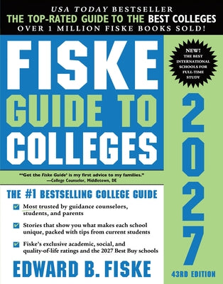 Fiske Guide to Colleges 2027 by Edward B. Fiske book cover