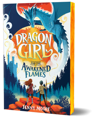 Dragon Girl and the Awakened Flames (Deluxe Edition) by Jenny Moore book cover