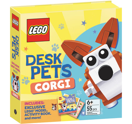 Lego(r) Books. Desk Pets: Corgi by Ameet Sp Z O O book cover