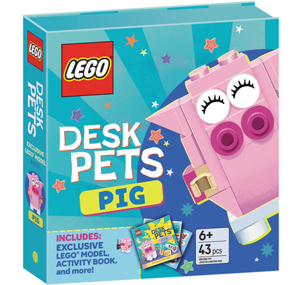 Lego(r) Books. Desk Pets: Pig by Ameet Sp Z O O book cover