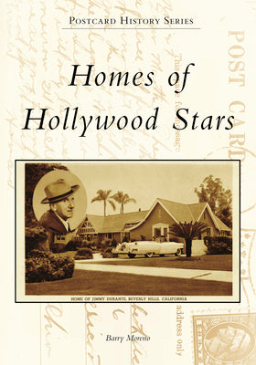 Book cover of Homes of Hollywood Stars by Moreno, Barry