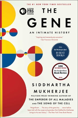 The Gene: An Intimate History by Siddhartha Mukherjee book cover