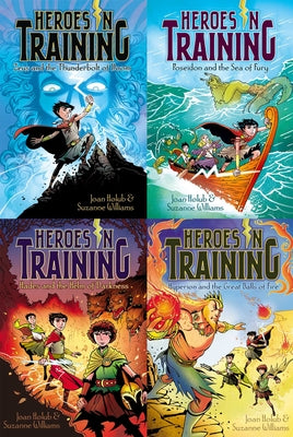 The Heroes in Training Collected Set: Zeus and the Thunderbolt of Doom; Poseidon and the Sea of Fury; Hades and the Helm of Darkness; Hyperion and the by Joan Holub book cover